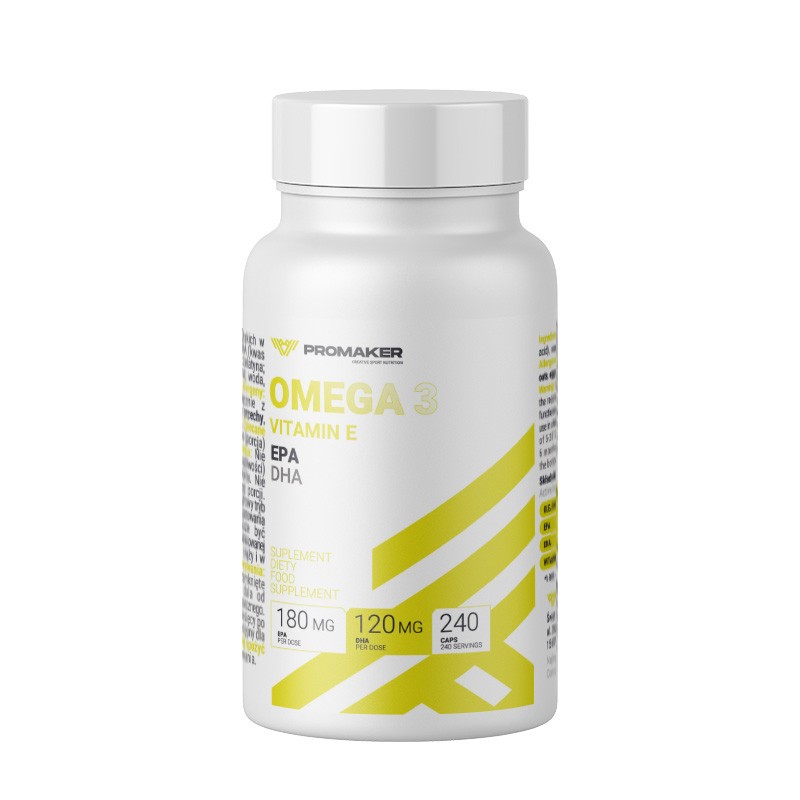 Kwasy Tłuszczowe Omega Promaker Omega-3 240kaps